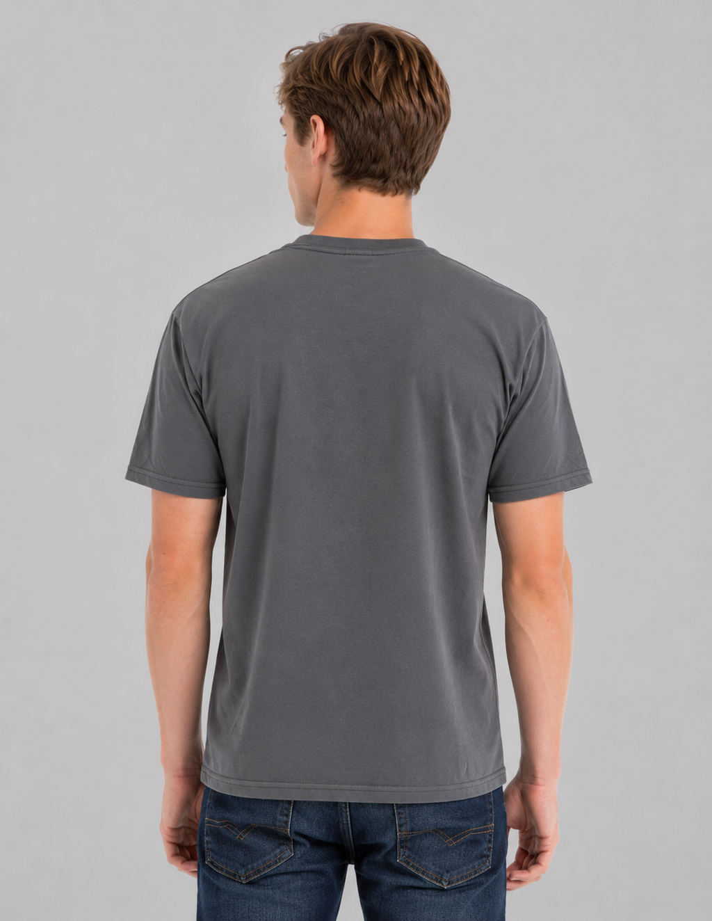 Retro Ring-Spun Crew Neck T-Shirt 2100