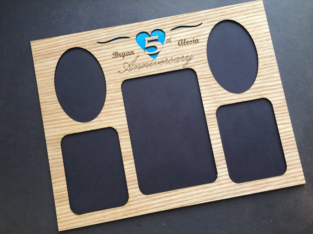 5th Anniversary Picture Frame