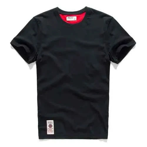 Classic Cotton Men's Solid O-Neck Tee