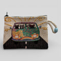 Mini Kilim Woven Zipper Coin Purse - Vintage Van Cats
