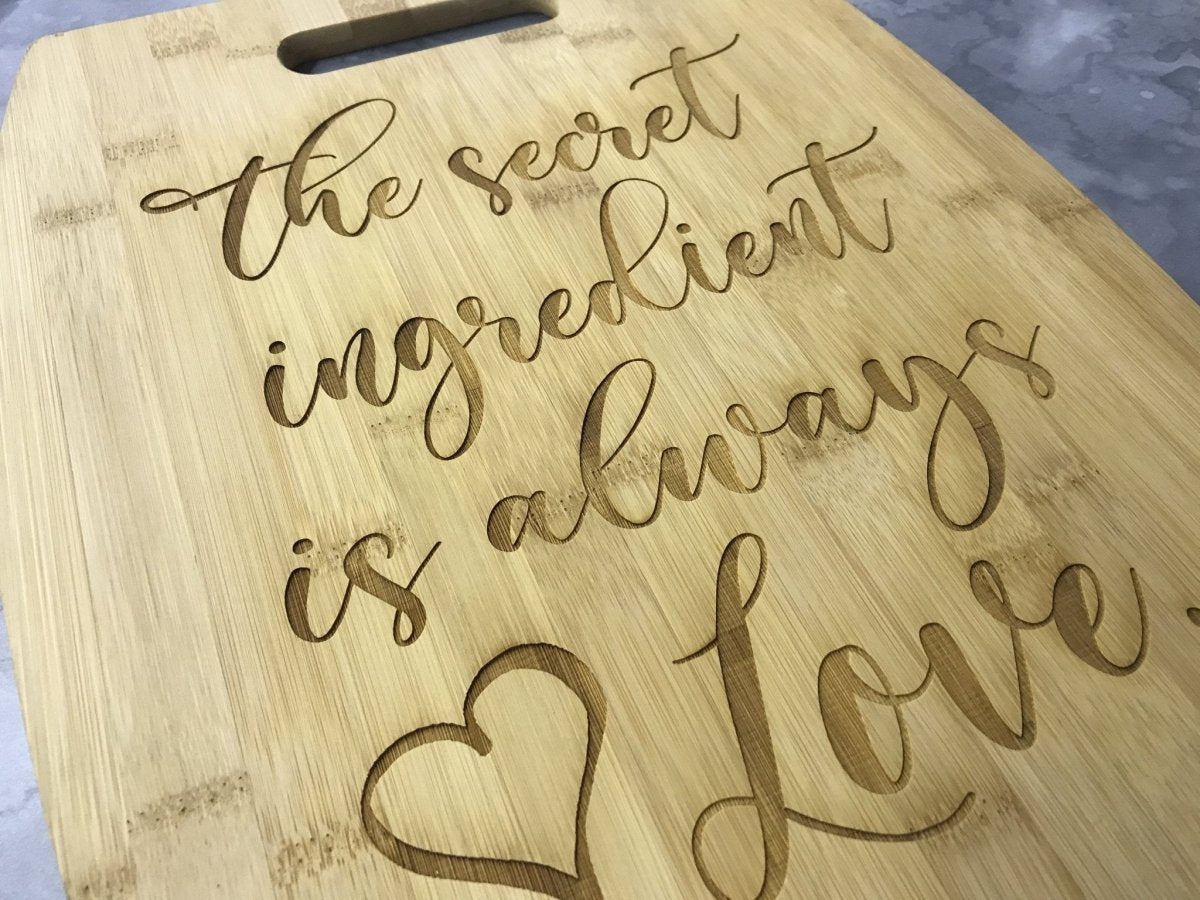 Bamboo Cutting Board Decor - Arc Shaped