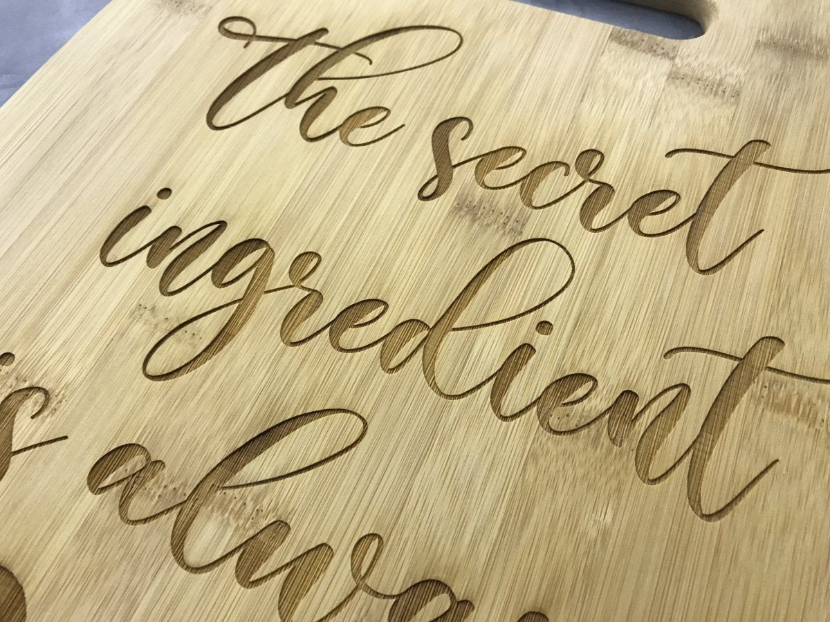 Bamboo Cutting Board Decor - Arc Shaped