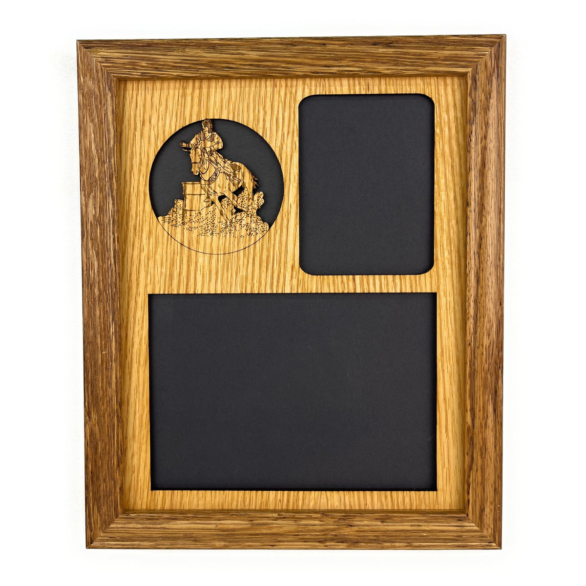 Barrel Racer Horse Picture Frame