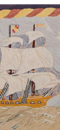 Canvello Handmade antique American Hooked Rug - 2'7'' X 2'8''