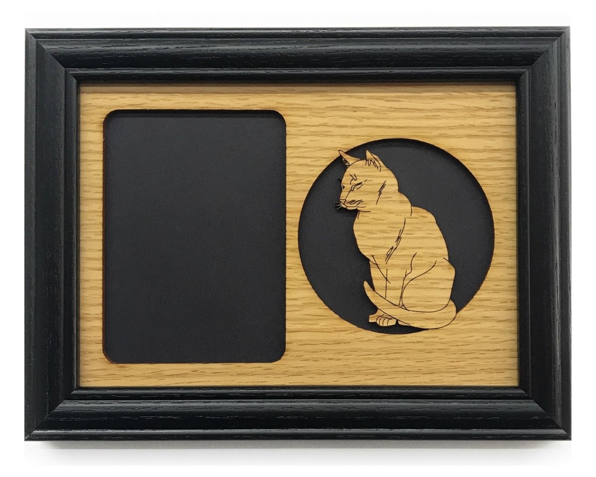 Cat Picture Frame - 5x7 Frame Hold 3x4 Photo