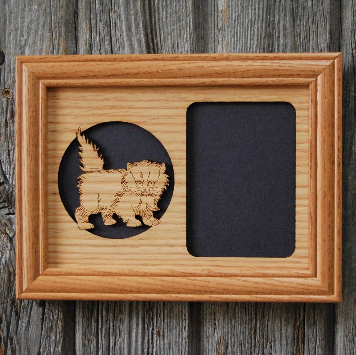 Cat Picture Frame - 5x7 Frame Hold 3x4 Photo