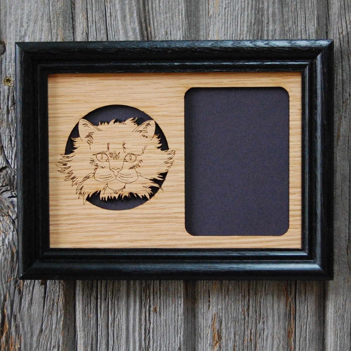 Cat Picture Frame - 5x7 Frame Hold 3x4 Photo