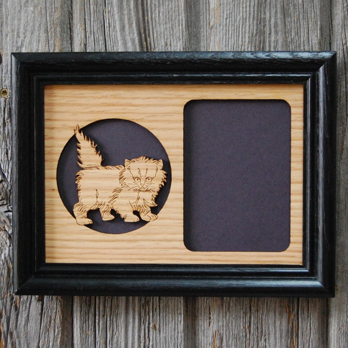 Cat Picture Frame - 5x7 Frame Hold 3x4 Photo