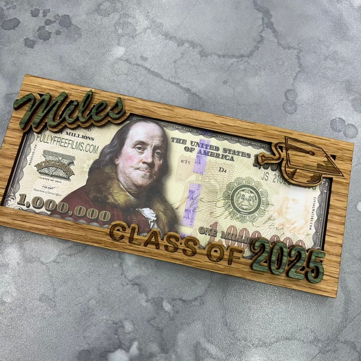 Class of 2027 Personalized Money Holder
