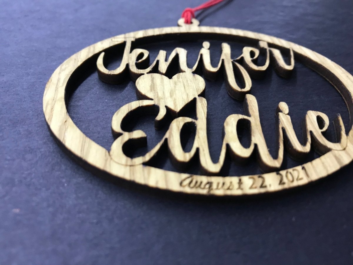 Couple's Name Ornament