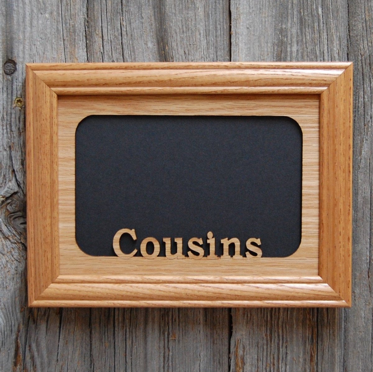 Cousins Picture Frame - 5x7 Frame Holds 4x6 Photo