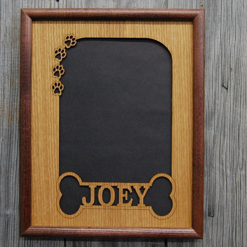 Dog Bone & Paw Prints Picture Frame