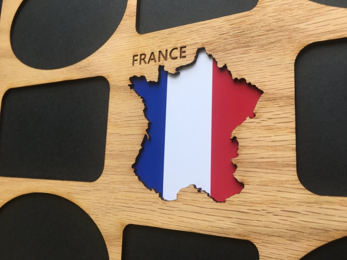 France Picture Frame - 11x14 Frame Hold 8x10 Photo or 8 Photos of Various Size