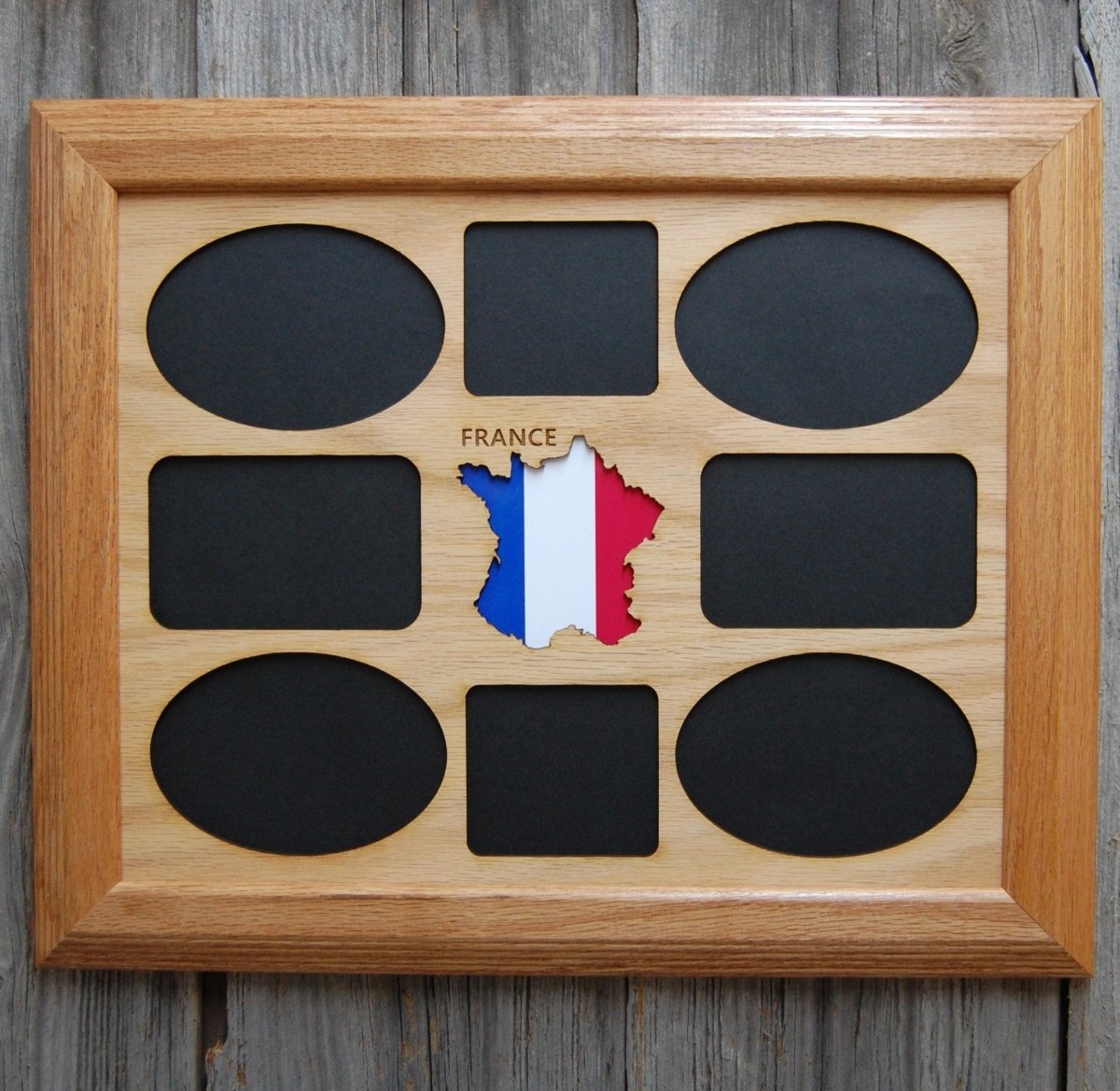 France Picture Frame - 11x14 Frame Hold 8x10 Photo or 8 Photos of Various Size