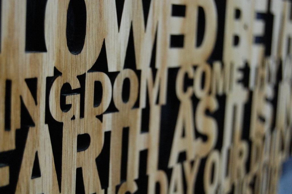 Lord's Prayer Cross