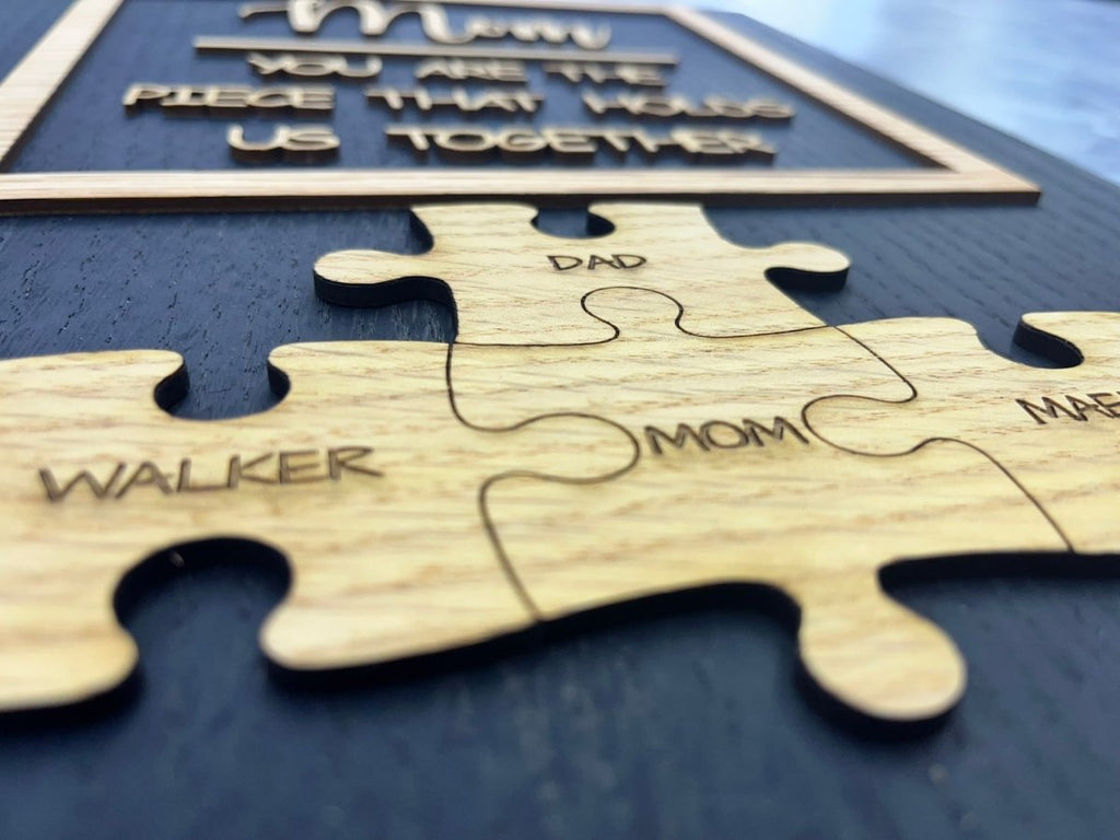 Mom Piece that Holds Us Together Sign