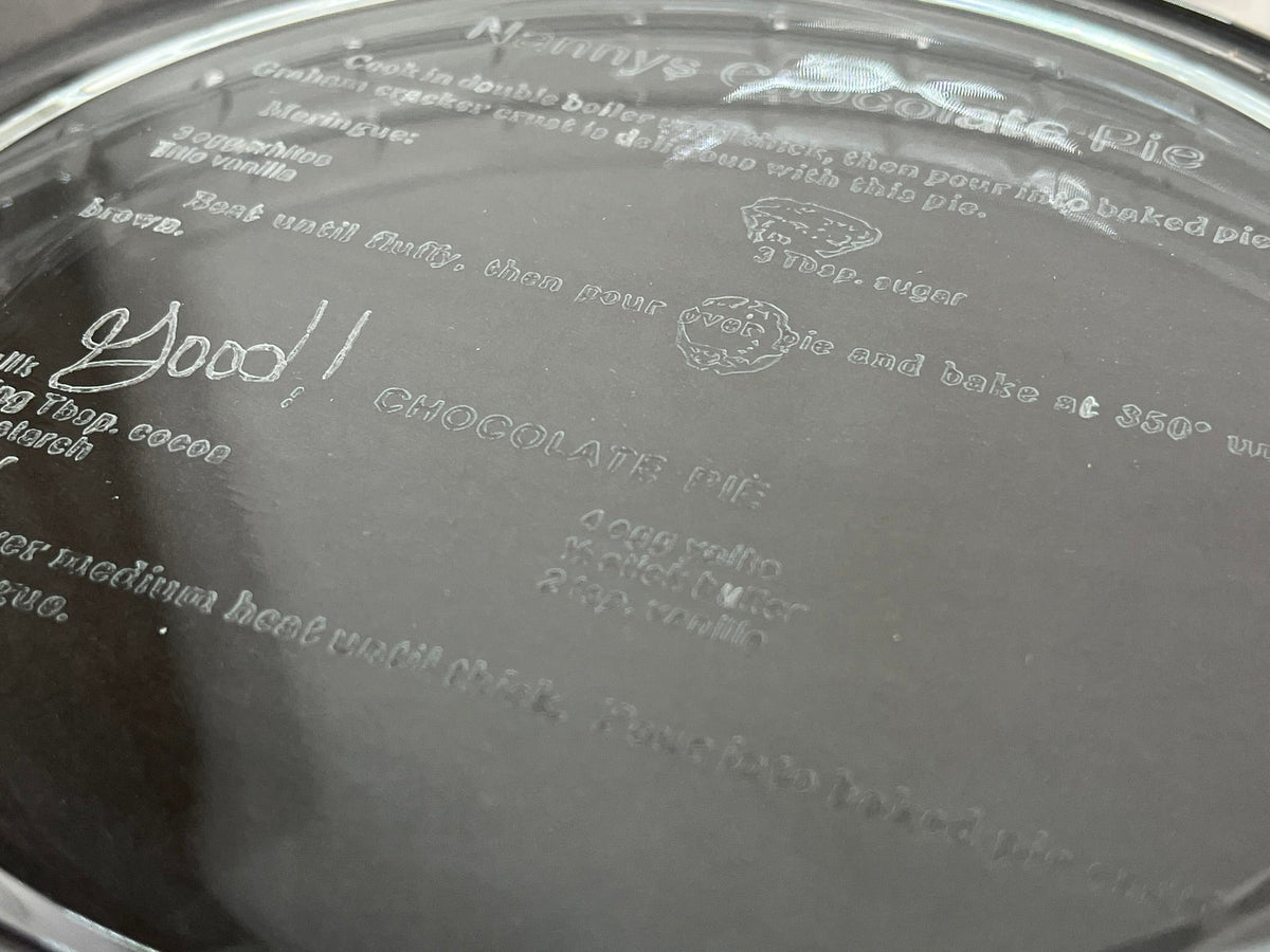 Personalized Pie Plate