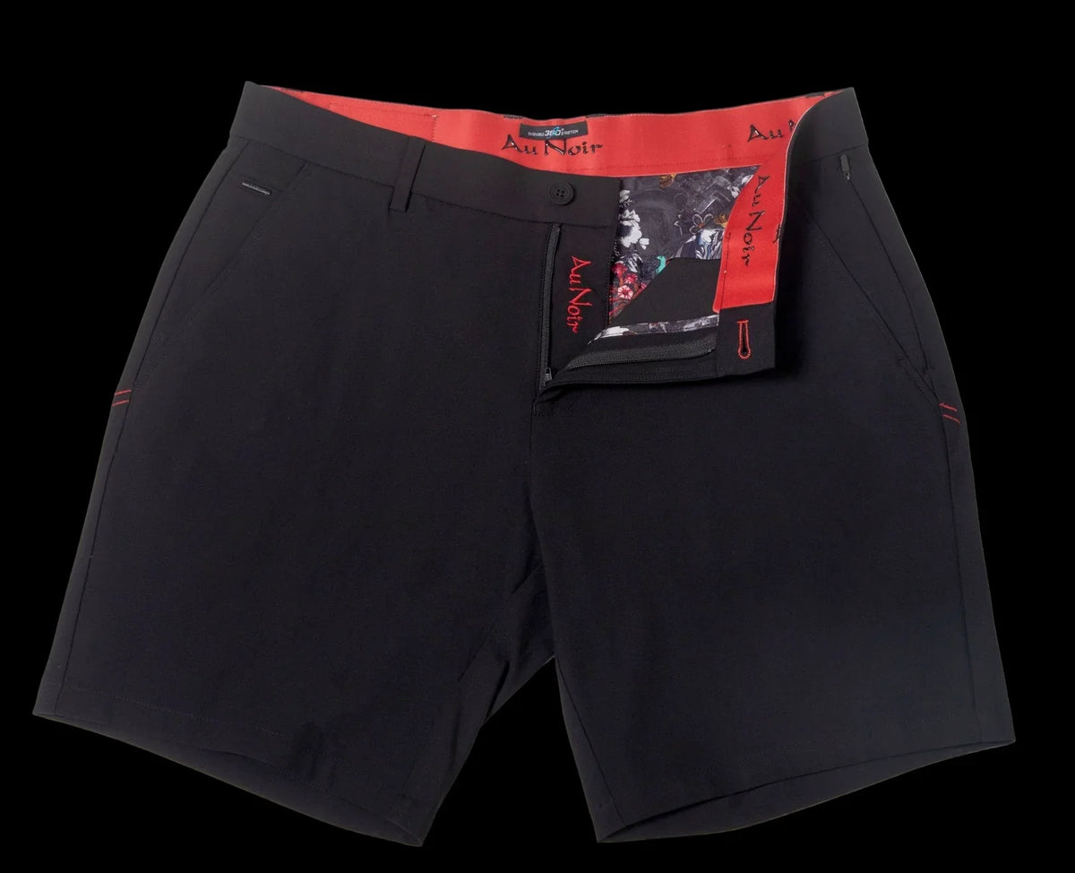 Au Noir - Men's Limao-Solaris Stretch Shorts in Black