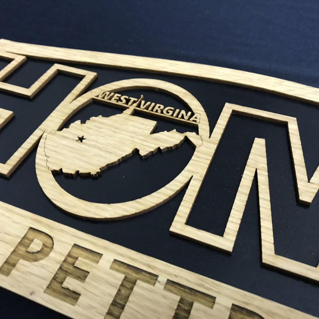State Home Sign Décor