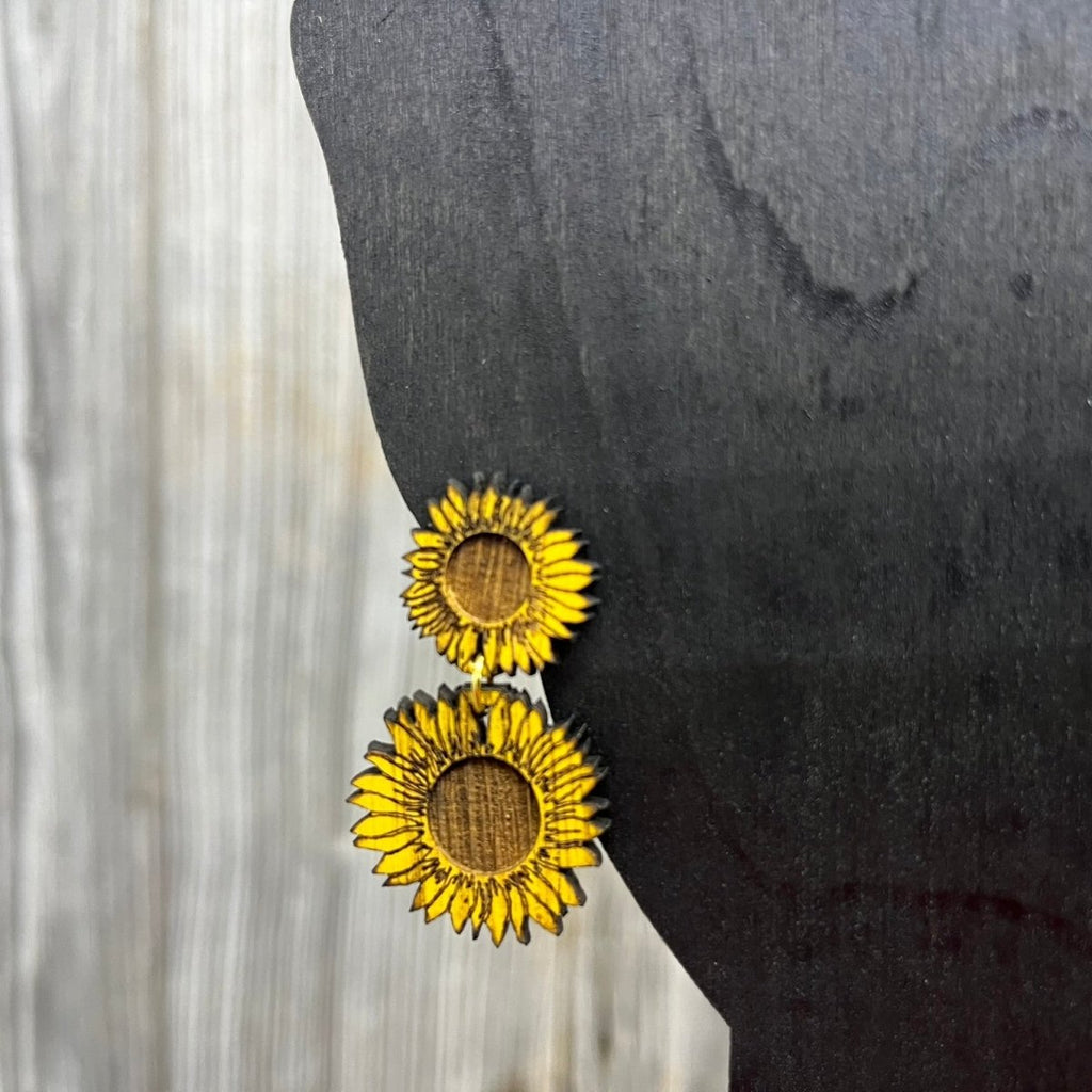 Sunflower Earrings - Drop Earrings